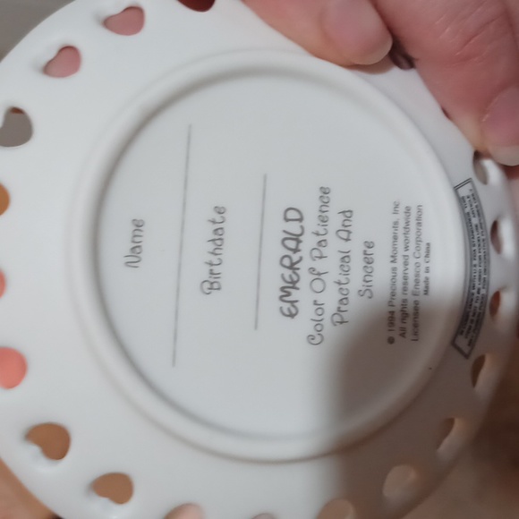 New Precious Moments monthly mini plate May with easel - Picture 3 of 4